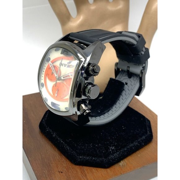 Invicta Men's Watch 10288 Lupah Quartz Ceramic Case Black Rubber Strap 47mm - Picture 2 of 15